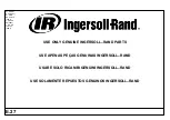 Preview for 63 page of Ingersoll-Rand Sierra H 100 Operation And Maintenance Manual With Parts Catalogue