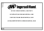 Preview for 69 page of Ingersoll-Rand Sierra H 100 Operation And Maintenance Manual With Parts Catalogue