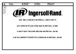 Preview for 148 page of Ingersoll-Rand Sierra H 100 Operation And Maintenance Manual With Parts Catalogue