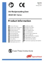 Preview for 1 page of Ingersoll-Rand SRA010A1 Product Information