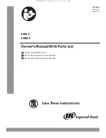 Предварительный просмотр 1 страницы Ingersoll-Rand SS5L5 Owner'S Manual And Parts List