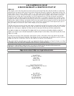 Preview for 2 page of Ingersoll-Rand SSR UP5-11c Operation And Maintenance Manual