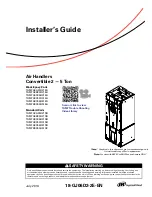 Preview for 1 page of Ingersoll-Rand TAM7 Installer Manual