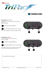 Ingersoll-Rand THERMO KING TriPac e Quick Start Manual preview