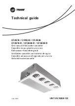 Ingersoll-Rand Trane CFAE16 Technical Manual preview