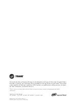 Preview for 88 page of Ingersoll-Rand Trane CFAE16 Technical Manual