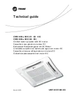 Ingersoll-Rand Trane CWE Technical Manual preview