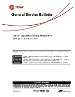 Ingersoll-Rand Trane Intellipak General Service Bulletin preview