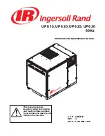 Ingersoll-Rand UP6 15 Operation And Maintenance Manual предпросмотр