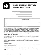 Preview for 25 page of Ingersoll-Rand VHP600WCU Operating, Maintenance & Parts Manual