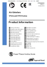 Ingersoll-Rand VT26 Series Instructions Manual предпросмотр