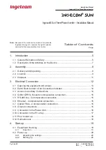 Preview for 2 page of Ingeteam INGECON SUN SMART Installation Manual