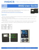 Preview for 1 page of Ingics iBS02 User Manual