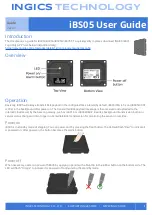 Preview for 1 page of Ingics iBS05 User Manual