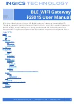 Ingics iGS01S User Manual preview