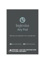 Inglesina Ally Pad Instruction Manual предпросмотр