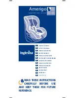 Inglesina Amerigo Instruction Manual preview