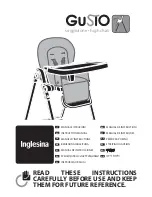 Inglesina Gusto Instruction Manual preview