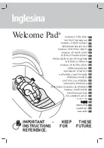 Предварительный просмотр 1 страницы Inglesina Welcome Pad Instruction Manual