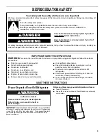 Preview for 3 page of Inglis 2225407 Refrigerator Use & Care Manual