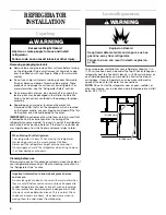 Preview for 4 page of Inglis 2225407 Refrigerator Use & Care Manual