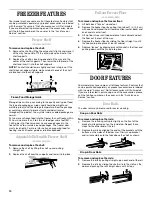 Preview for 14 page of Inglis 2225407 Refrigerator Use & Care Manual