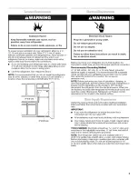 Предварительный просмотр 3 страницы Inglis 2316074 Use & Care Manual