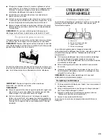 Предварительный просмотр 29 страницы Inglis DISHWASHER Use & Care Manual