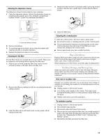 Preview for 15 page of Inglis IFR42001 Use & Care Manual