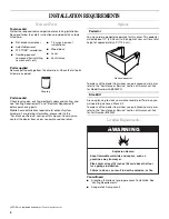 Preview for 4 page of Inglis IFR8200 Use And Care Manual