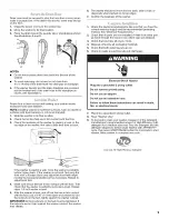 Preview for 9 page of Inglis IFW7300WW00 Use & Care Manual