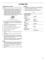 Preview for 15 page of Inglis IFW7300WW00 Use & Care Manual