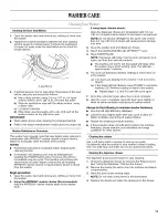 Preview for 17 page of Inglis IFW7300WW00 Use & Care Manual