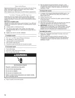 Preview for 18 page of Inglis IFW7300WW00 Use & Care Manual