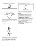 Preview for 8 page of Inglis IFW7300WW02 Use And Care Manual