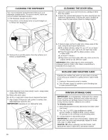 Preview for 10 page of Inglis IFW7300WW02 Use And Care Manual