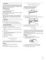 Предварительный просмотр 19 страницы Inglis IGE28301 Use & Care Manual