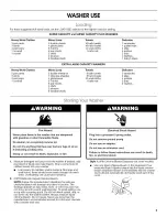 Preview for 3 page of Inglis IM46000 User Instructions