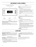 Preview for 8 page of Inglis IME2830 Use & Care Manual