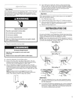 Предварительный просмотр 7 страницы Inglis IMT186306 Use & Care Manual