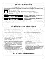 Предварительный просмотр 3 страницы Inglis IOR14XR Use & Care Manual