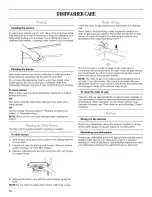 Предварительный просмотр 16 страницы Inglis IPC25052 Use & Care Manual