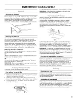 Предварительный просмотр 35 страницы Inglis IPC25052 Use & Care Manual