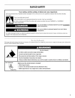 Preview for 3 page of Inglis IRE31301 Use & Care Manual