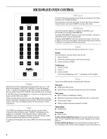 Предварительный просмотр 6 страницы Inglis IRH320 Use & Care Manual