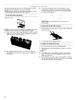 Предварительный просмотр 8 страницы Inglis ISU986 Use & Care Manual