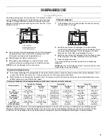 Предварительный просмотр 9 страницы Inglis ISU986 Use & Care Manual