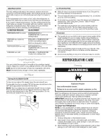 Preview for 8 page of Inglis IT21AMXRQ00 Use & Care Manual