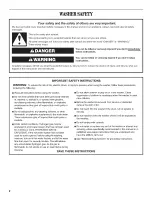 Preview for 2 page of Inglis ITW4300SQ3 User Instructions