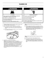 Предварительный просмотр 3 страницы Inglis ITW4400SQ0 User Instructions